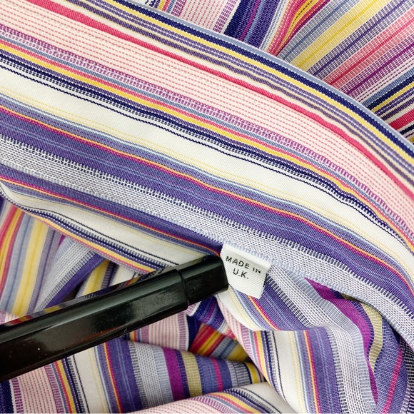 Thomas Pink Pink Striped “Personally Pink” Shirt Men - Picture 8 of 14
